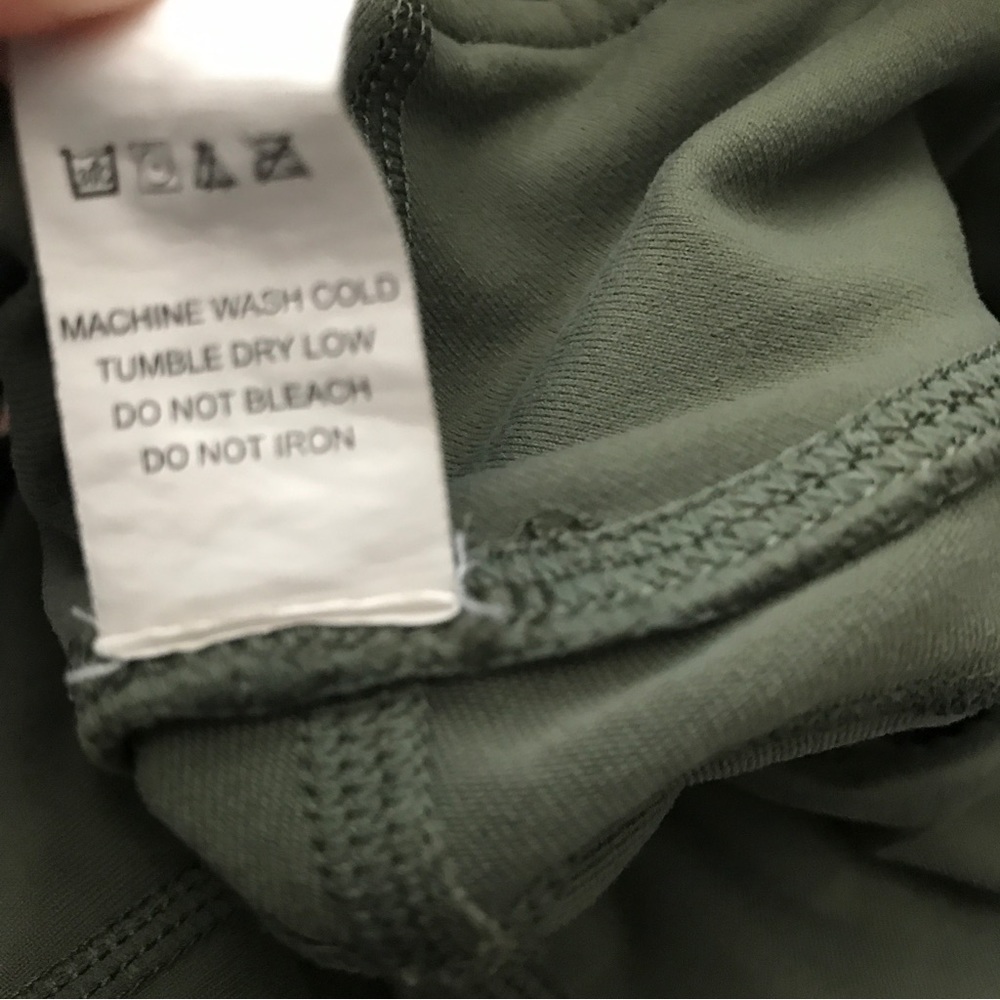 3/$15 Tough mode olive green workout Capri pants (P2) - Picture 8 of 9